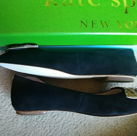 NIB Kate Spade Fur & Suede Leopard Kitty Flats - Picture 5 of 8